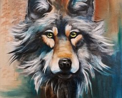 Blauer Wolf