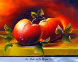 Zwei rote Äpfel