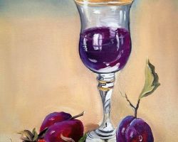 Ein Glas Rotwein