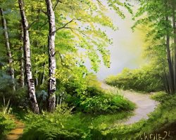 Weg in den Wald