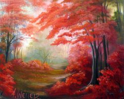 Roter Herbst