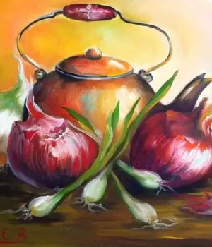 Zwiebeln, 20 x 30 cm, 60,00 €