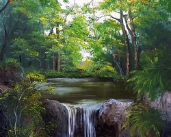 Kleiner Wasserfall
