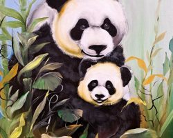 Zwei Pandabären