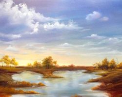 Flaches Land